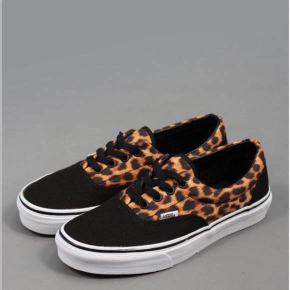 vans ward platform sneaker leopard